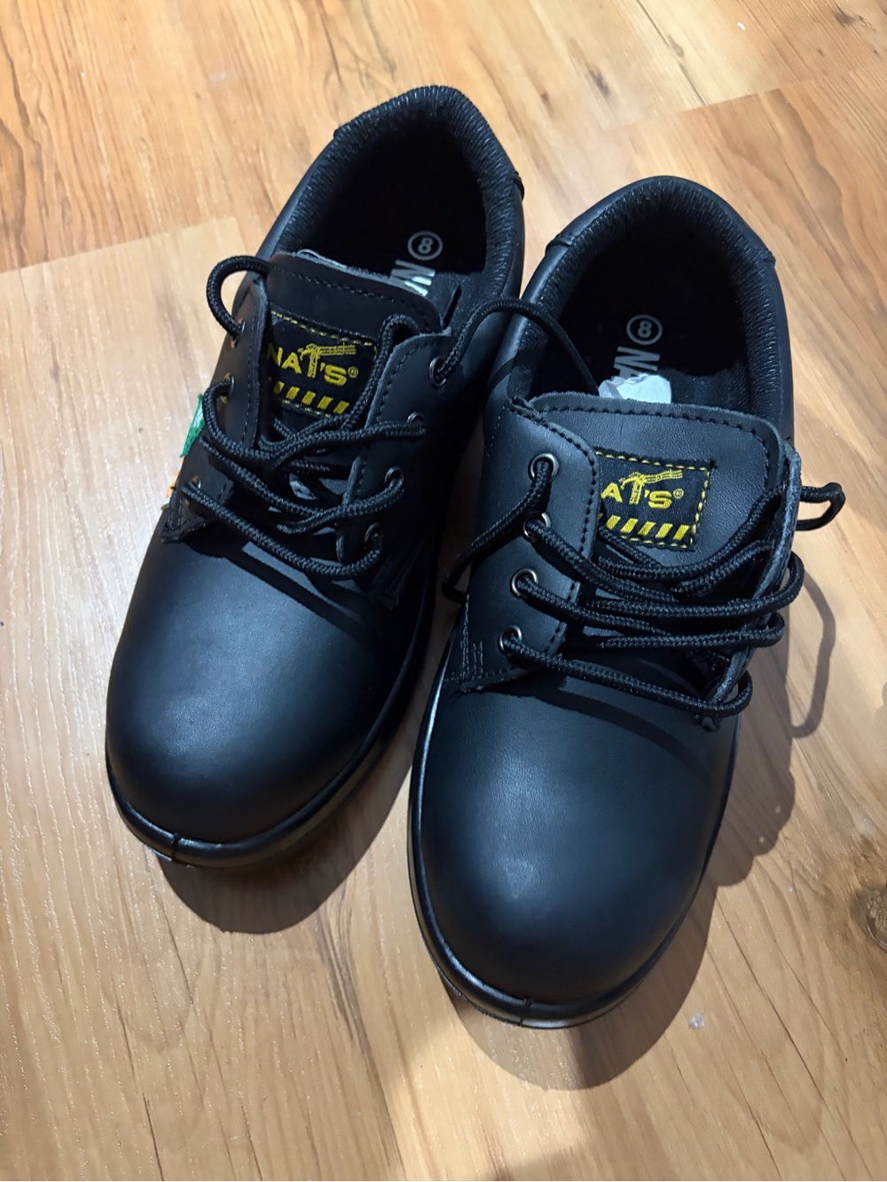 NIB | NAT'S S400 | Leather Work Safety Shoes| Size: 8